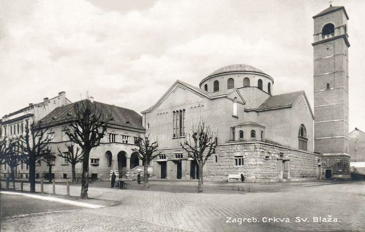 Crkva sv. Blaža, arhitekt Viktor Kovačić, izgrađena 1912. godine